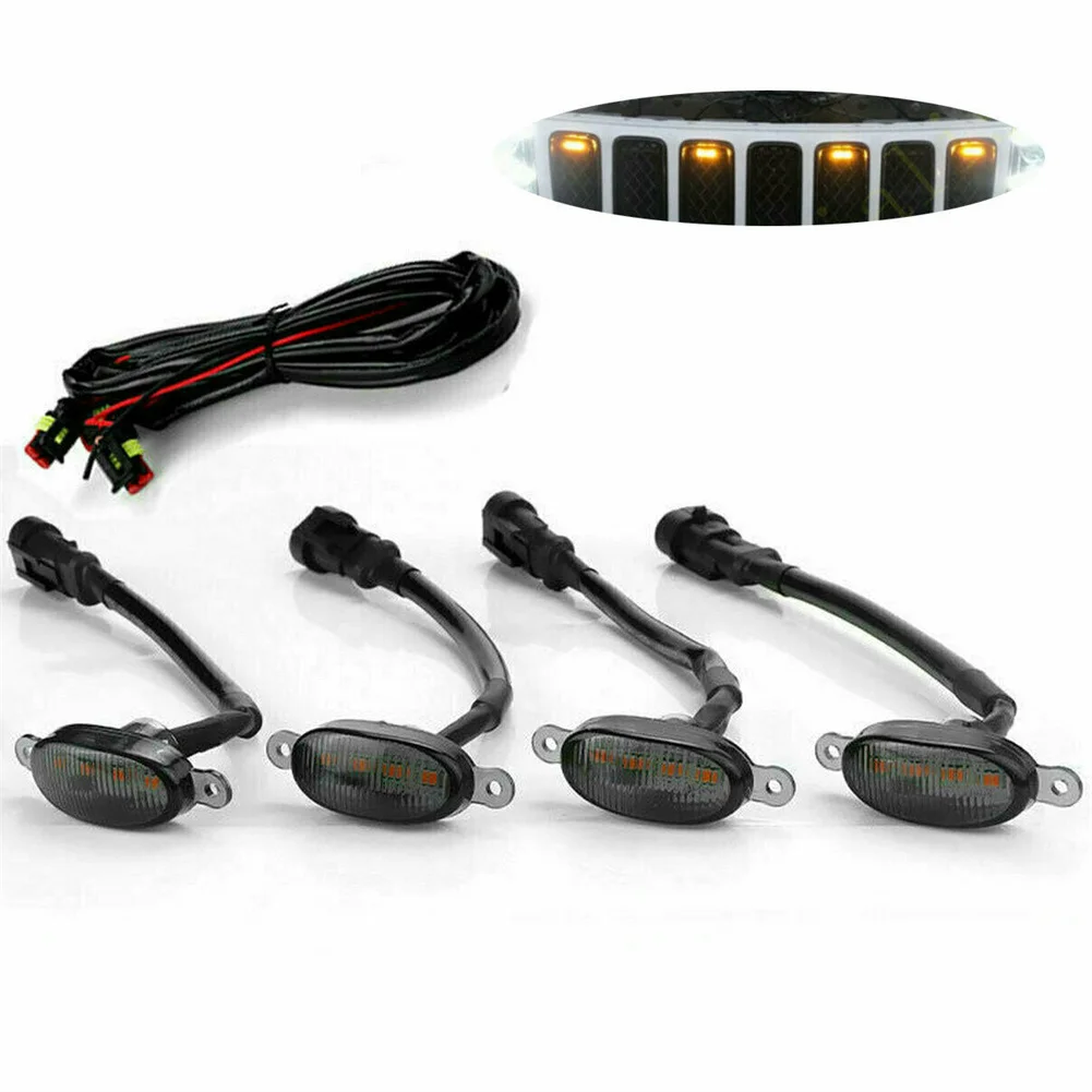 Light Raptor Style Front Grille LED 2003-2021 4PCS W/wire For Jeep Grand Cherokee Front LED Replacement Style New
Light Raptor Style Front Grille LED 2003-2021 4PCS W/wire For Jeep Grand Cherokee Front LED Replacement Style New