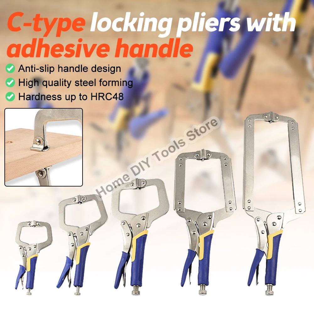 18 inch C Clamp Weld Clip Woodwork Fix Plier Pincer Tong Tenon Grip Vise Swivel Pad Locator Alloy Hand Tool for Wood Working
18 inch C Clamp Weld Clip Woodwork Fix Plier Pincer Tong Tenon Grip Vise Swivel Pad Locator Alloy Hand Tool for Wood Working
