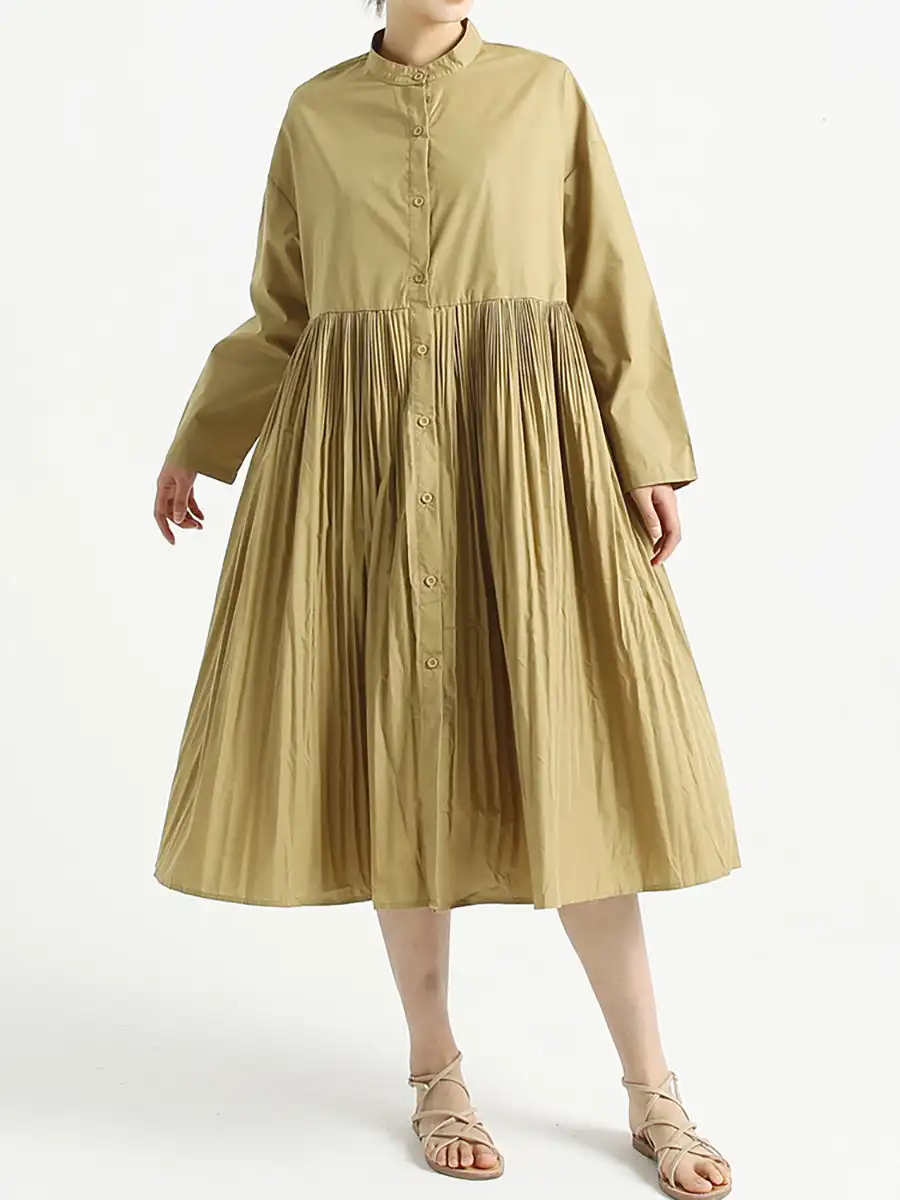 BUYKUD Casual Everyday Shirt Dress Woman's Clothing Loose Cotton Linen Vintage Dress Fashion Elegant Clothing Spring Autumn 2022
BUYKUD Casual Everyday Shirt Dress Woman's Clothing Loose Cotton Linen Vintage Dress Fashion Elegant Clothing Spring Autumn 2022