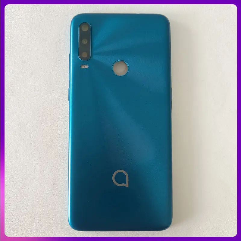 

Задняя крышка батарейного отсека 6,22 дюйма для Alcatel 1SE 2020 5030 5030U 5030D F A E, задняя дверь, фотокамера, стеклянный объектив, Запасная часть