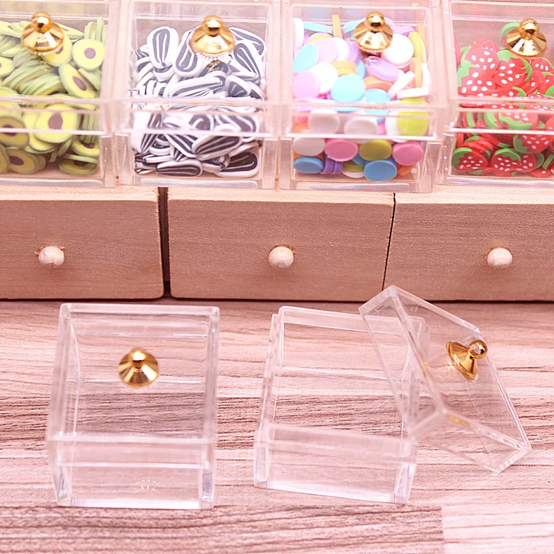 2Pcs 1/12 Dollhouse Miniature Supermarket Storage Box Candy Box Display Rack Candy Jar Play Model For Doll House Food Play Decor
2Pcs 1/12 Dollhouse Miniature Supermarket Storage Box Candy Box Display Rack Candy Jar Play Model For Doll House Food Play Decor