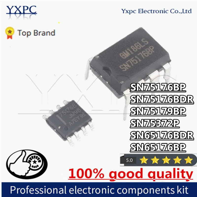 10PCS SN75176BDR SOP8 SN75176BP DIP-8 SN75176B SN75176 75176B SN65176BDR 65176B 75176B SN65176B SN75179BP SN75372P SN65176BP
10PCS SN75176BDR SOP8 SN75176BP DIP-8 SN75176B SN75176 75176B SN65176BDR 65176B 75176B SN65176B SN75179BP SN75372P SN65176BP