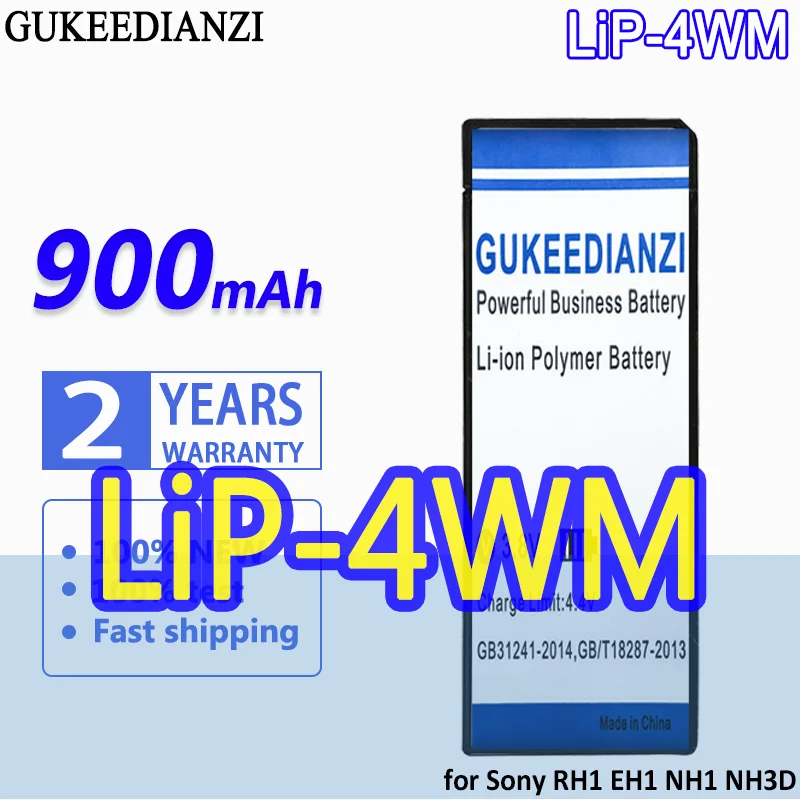 Bateria LiP-4WM LiP4WM 900mAh High Capacity Battery For sony RH1 EH1 NH1 NH3D NH1 MJ97 HMD Charger High Quality Battery
Bateria LiP-4WM LiP4WM 900mAh High Capacity Battery For sony RH1 EH1 NH1 NH3D NH1 MJ97 HMD Charger High Quality Battery