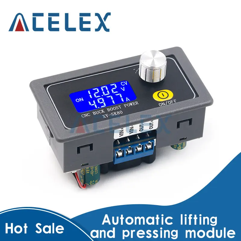 SK80 DC DC Buck Boost Converter CC CV 0.6-36V 5A Power Module Adjustable Regulated laboratory power supply variable 5V 12V 24V
SK80 DC DC Buck Boost Converter CC CV 0.6-36V 5A Power Module Adjustable Regulated laboratory power supply variable 5V 12V 24V
