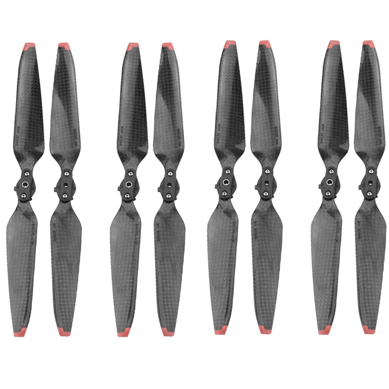 4 Pair 9453F 9453 Propellers Low Noise Quick Release Carbon Fiber Propeller Foldable Blade Fans Spare for DJI Mavic 3
4 Pair 9453F 9453 Propellers Low Noise Quick Release Carbon Fiber Propeller Foldable Blade Fans Spare for DJI Mavic 3