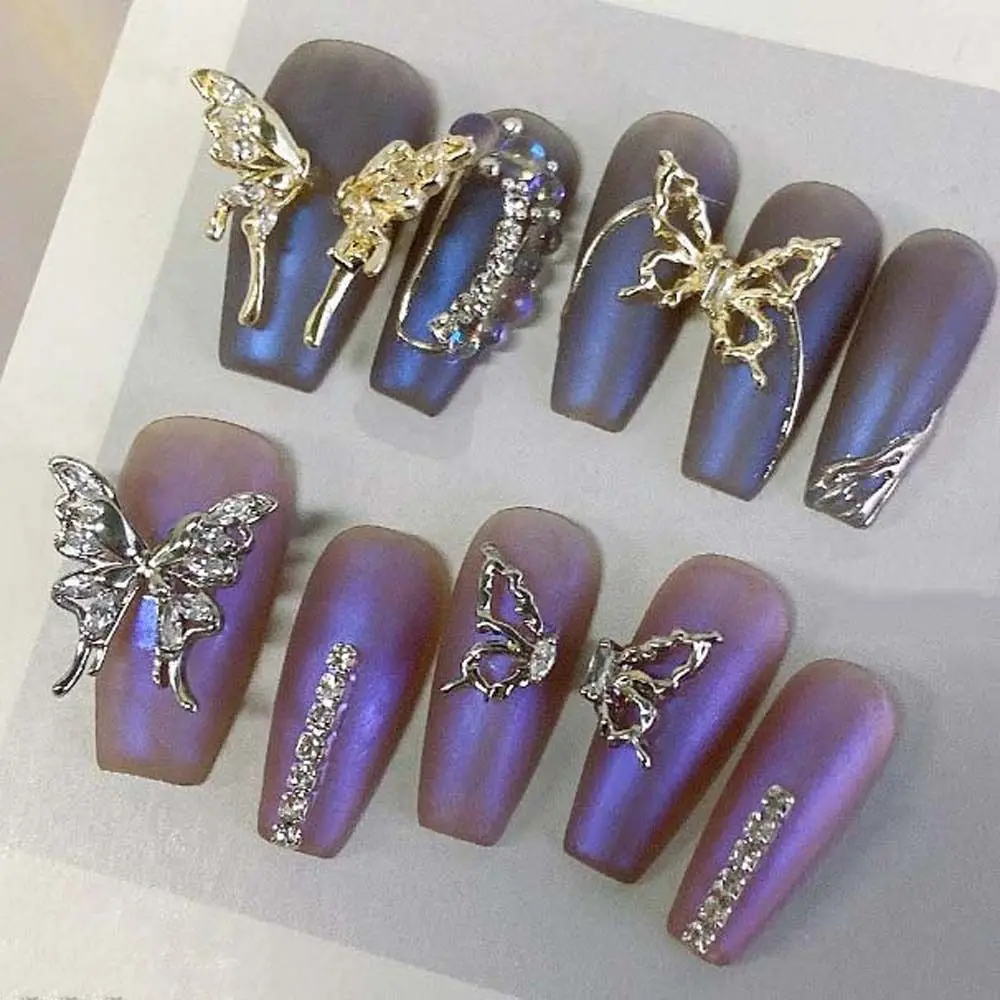 Nail art liquid butterfly zirconia jewelry light luxury color preserving metal splicing wings three-dimensional nail accessories
Nail art liquid butterfly zirconia jewelry light luxury color preserving metal splicing wings three-dimensional nail accessories
