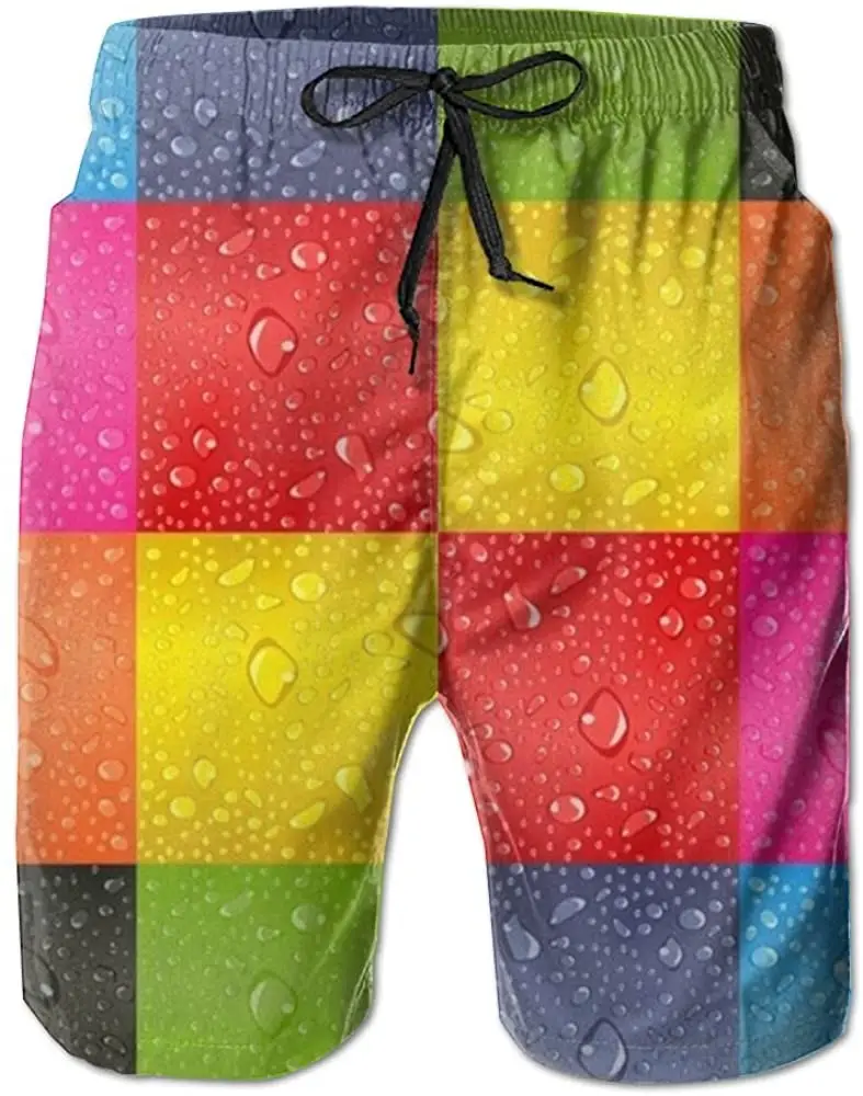 Board Shorts Colored Squares Men's Quick Dry Swim Trunks Beach Shorts
Board Shorts Colored Squares Men's Quick Dry Swim Trunks Beach Shorts