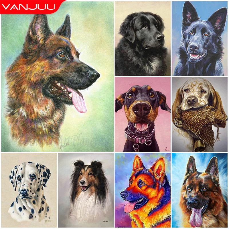 5D DIY Diamond Painting Dog Full Square/Round Diamond Embroidery Picture Rhinestone Diamond Mosaic Cross Stitch Home Decor Gift
5D DIY Diamond Painting Dog Full Square/Round Diamond Embroidery Picture Rhinestone Diamond Mosaic Cross Stitch Home Decor Gift