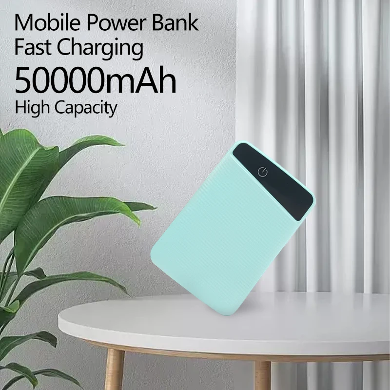 Портативное зарядное устройство с двумя USB-портами и цифровым дисплеем, 50000 мАч, подходит для мобильных телефонов iPhone, Xiaomi и Samsung.
Портативное зарядное устройство с двумя USB-портами и цифровым дисплеем, 50000 мАч, подходит для мобильных телефонов iPhone, Xiaomi и Samsung.