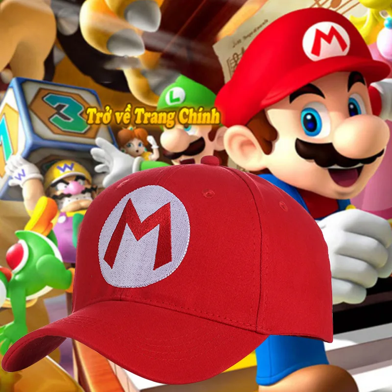 Super Mario Bros Fashion Baseball Cap Embroidery Sun Hat Mario Luigi Cartoon Anime Figures Cosplay Cap Kids Toys Birthday Gifts 
Super Mario Bros Fashion Baseball Cap Embroidery Sun Hat Mario Luigi Cartoon Anime Figures Cosplay Cap Kids Toys Birthday Gifts