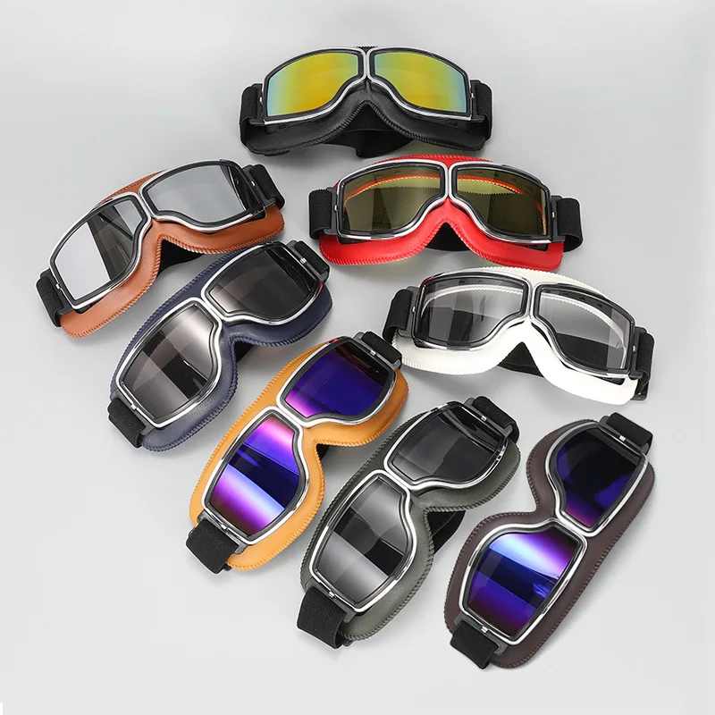 Women Men Universal Motorcycle Vintage Goggles 2022 Fashion Motorbike Scooter Biker Glasses Steampunk Goggles For Moto Helmet
Women Men Universal Motorcycle Vintage Goggles 2022 Fashion Motorbike Scooter Biker Glasses Steampunk Goggles For Moto Helmet