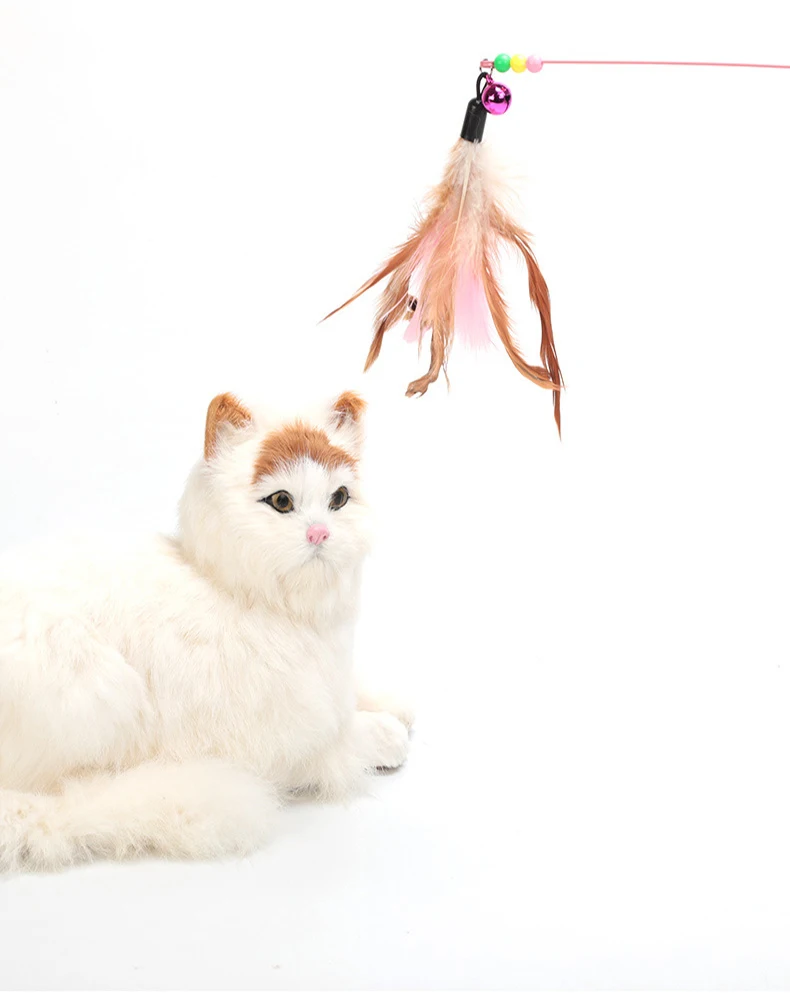 Funny Feathered Bird Toy with Bell Cat Stick Kitten Toy Play Wand Cat Supplies Interactive Bird Simulation 
Funny Feathered Bird Toy with Bell Cat Stick Kitten Toy Play Wand Cat Supplies Interactive Bird Simulation