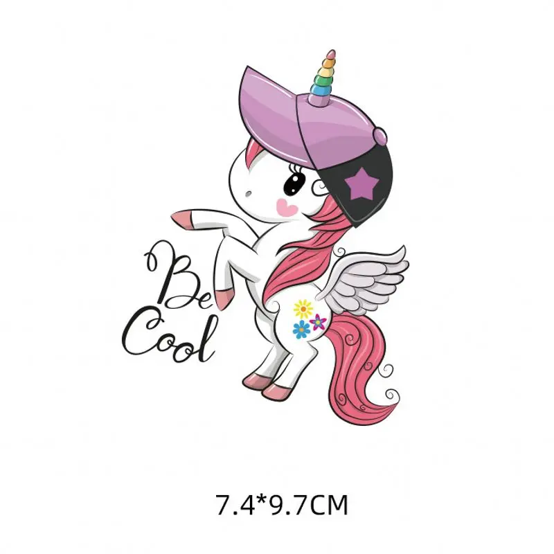 Small Size Cute Animal Unicorn Iron On Patches For DIY Heat Transfer Clothes T-Shirt Thermal Stickers Decoration Printing
Small Size Cute Animal Unicorn Iron On Patches For DIY Heat Transfer Clothes T-Shirt Thermal Stickers Decoration Printing