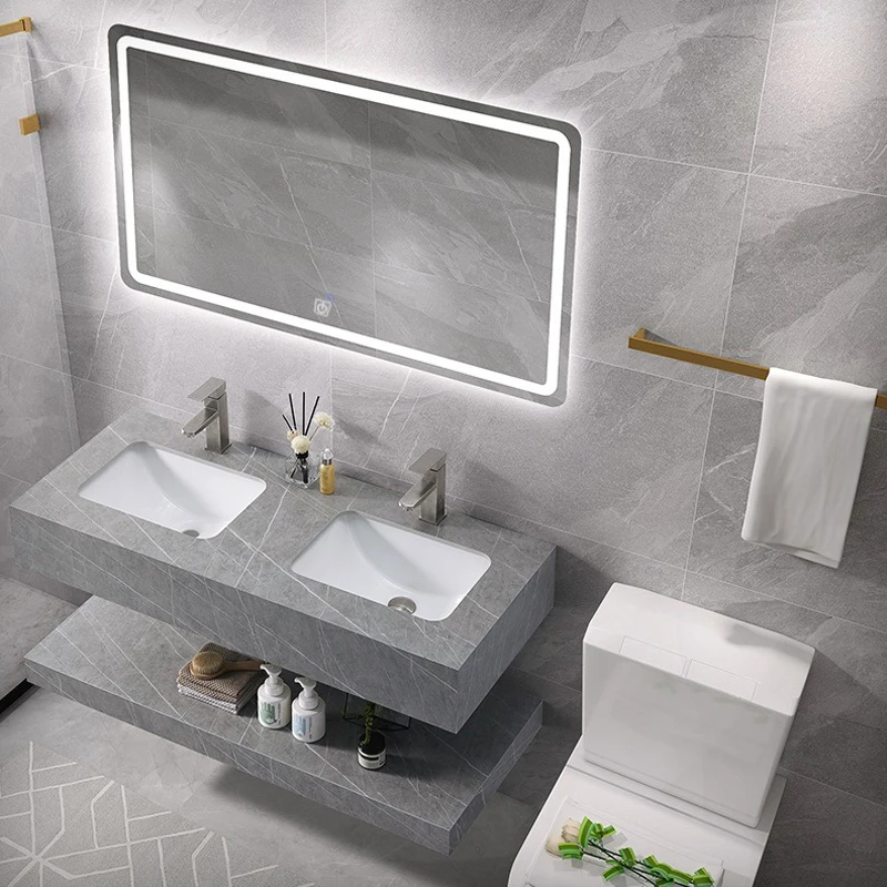 Smart Bathroom Mirror with Light Makeup Mirror LED White Light Human Body Sensing Rounded Square Mirror
Smart Bathroom Mirror with Light Makeup Mirror LED White Light Human Body Sensing Rounded Square Mirror