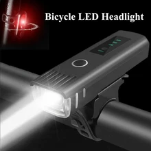 Waterproof Bicycle Front Light USB Rechargeable LED Headlight Anti-glare 4 Modes Cycling Lamp 2000 Lumen FlashLight For MTB Bike