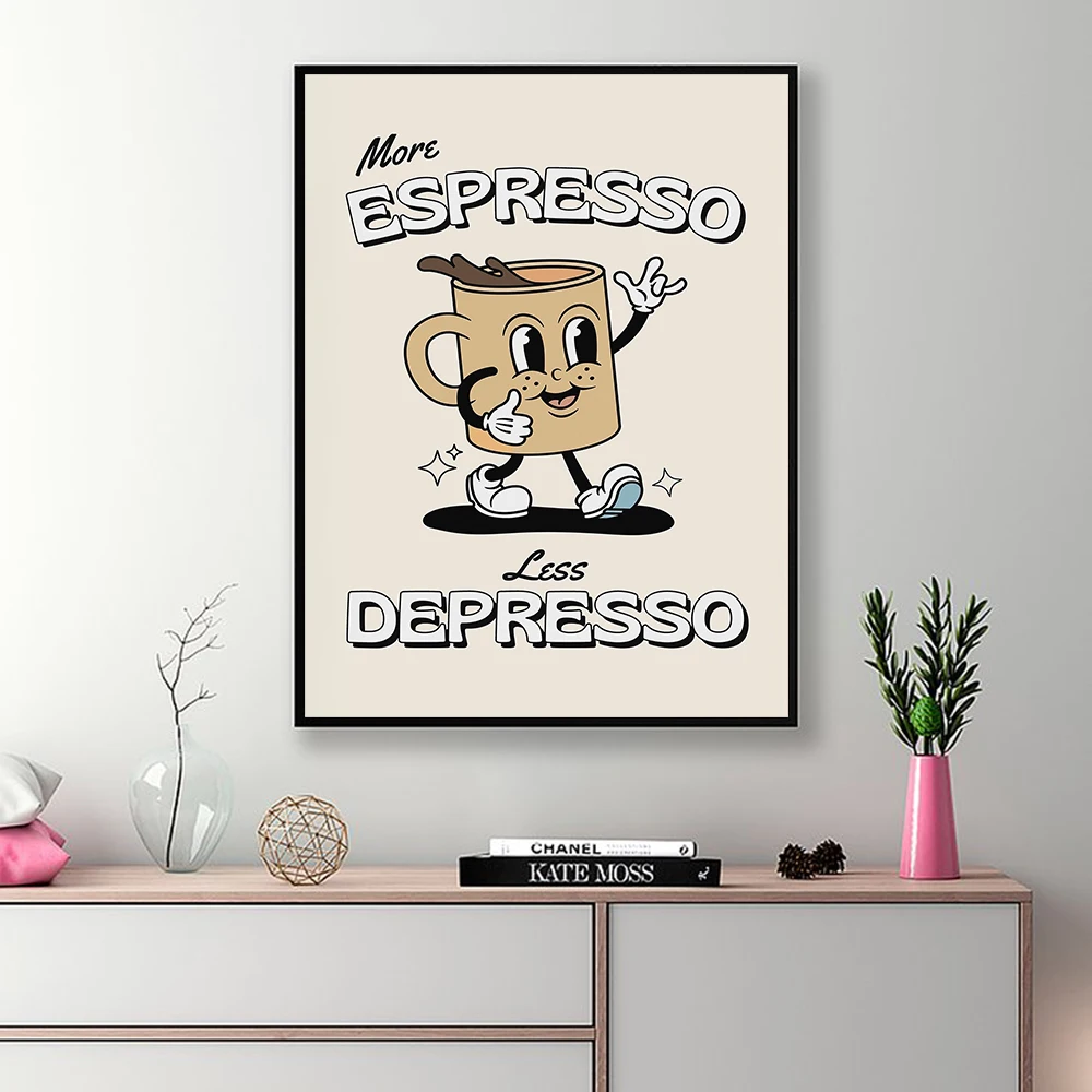 Quote Retro Wall Printing Plus Espresso Coffee Art Poster Kitchen Funny Colors Canvas Painting Bar Club Shop Wall Decor
Quote Retro Wall Printing Plus Espresso Coffee Art Poster Kitchen Funny Colors Canvas Painting Bar Club Shop Wall Decor