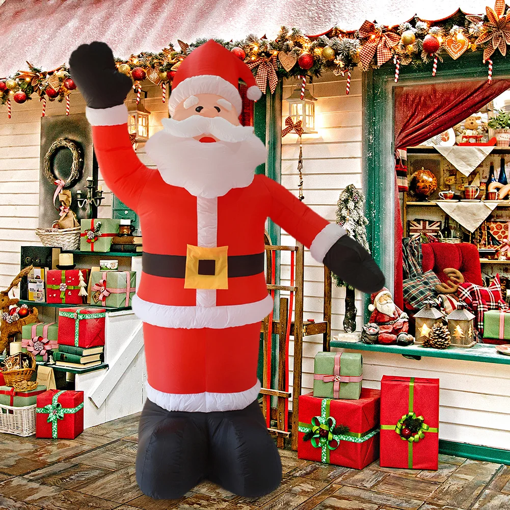 Inflatable Cartoon Giant Santa Claus 2.4M Santa Claus Dolls Decor with LED Light for Xmas Garden Party Decor
Inflatable Cartoon Giant Santa Claus 2.4M Santa Claus Dolls Decor with LED Light for Xmas Garden Party Decor