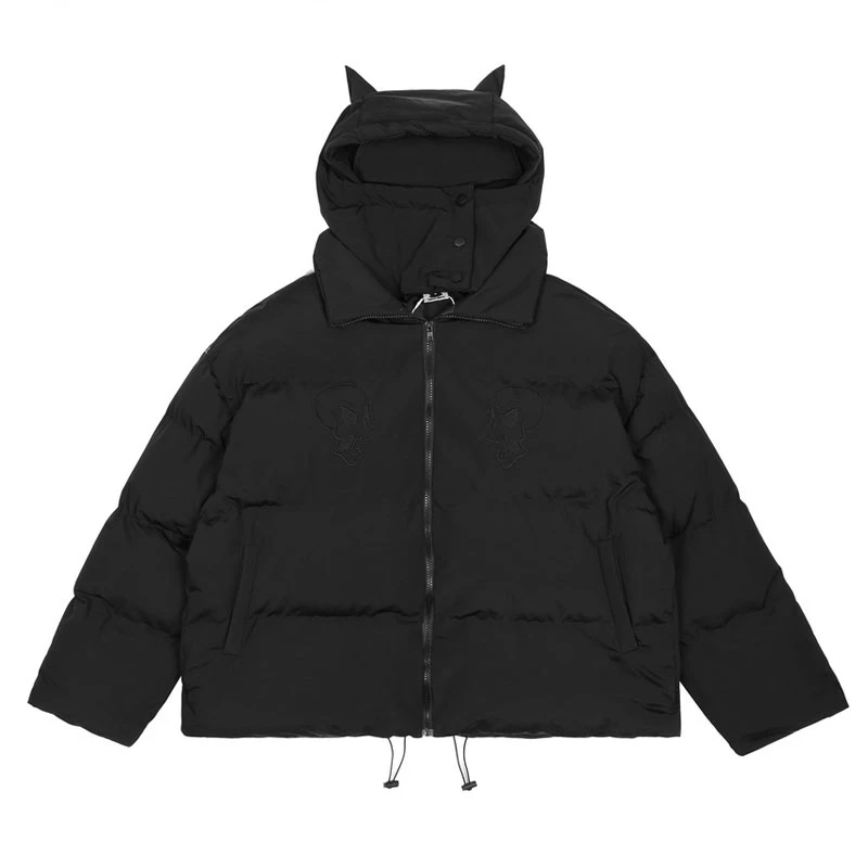 Hip Hop Parkas Winter Jackets Man y2k Embroidered Little Devil Designer Hood Padded Jacket Streetwear Trapstar Men Coats Outwear
Hip Hop Parkas Winter Jackets Man y2k Embroidered Little Devil Designer Hood Padded Jacket Streetwear Trapstar Men Coats Outwear