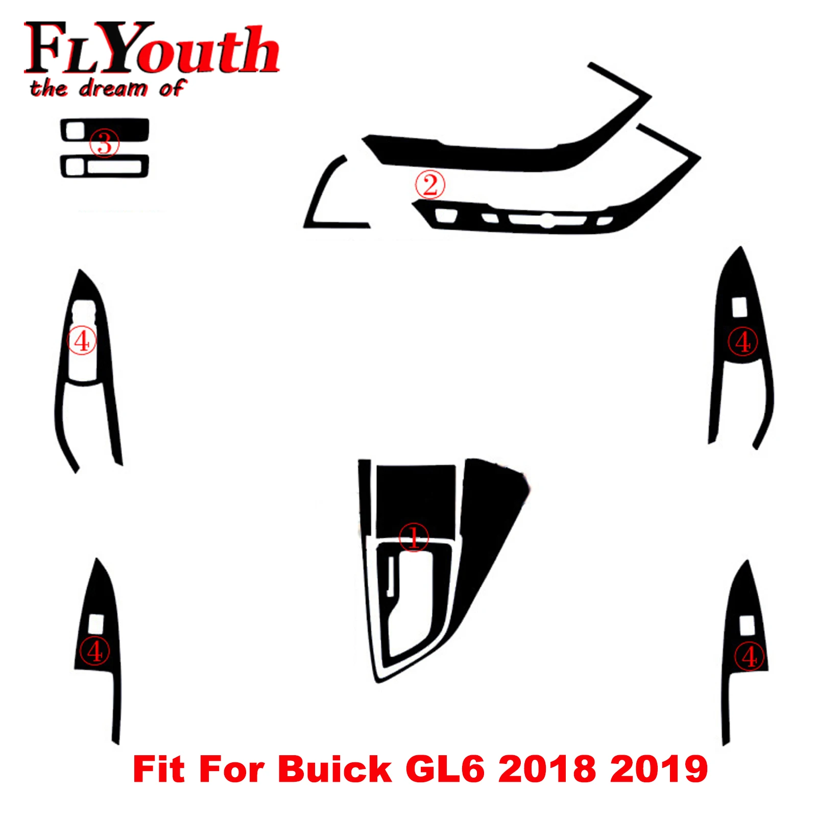 For Buick GL6 2018 2019 5D Carbon Fiber Sticker Car Gear Shift Panel Water Cup Holder Panel Frame Cover Trim Car Styling
For Buick GL6 2018 2019 5D Carbon Fiber Sticker Car Gear Shift Panel Water Cup Holder Panel Frame Cover Trim Car Styling