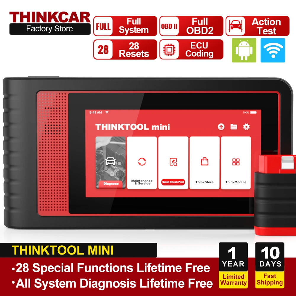 THINKCAR Thinktool Mini Professional Car Diagnostic Tool ECU Coding Bidirectional 28 Resets Obd2 Scanner Automotive Diagnosis
THINKCAR Thinktool Mini Professional Car Diagnostic Tool ECU Coding Bidirectional 28 Resets Obd2 Scanner Automotive Diagnosis