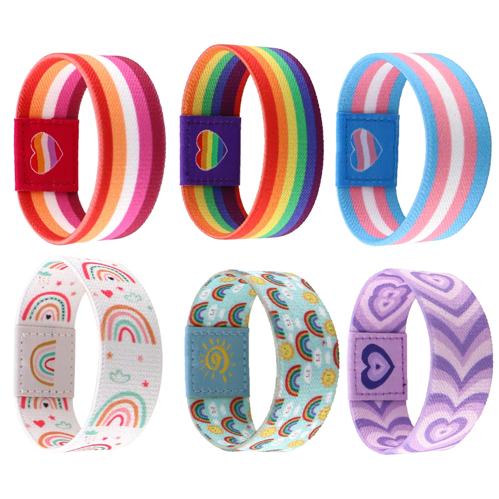 Rainbow Cute Stretch Wristband Bracelet Women Men Bracelets on Hand Bangles With Designer Charms Jewelry Accessories
Rainbow Cute Stretch Wristband Bracelet Women Men Bracelets on Hand Bangles With Designer Charms Jewelry Accessories