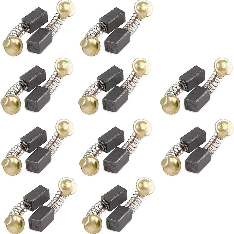20Pcs Carbon Brushes With Spring Wires Motor Electric Carbon Brushes Replacement Tools For Electric Motors
20Pcs Carbon Brushes With Spring Wires Motor Electric Carbon Brushes Replacement Tools For Electric Motors
