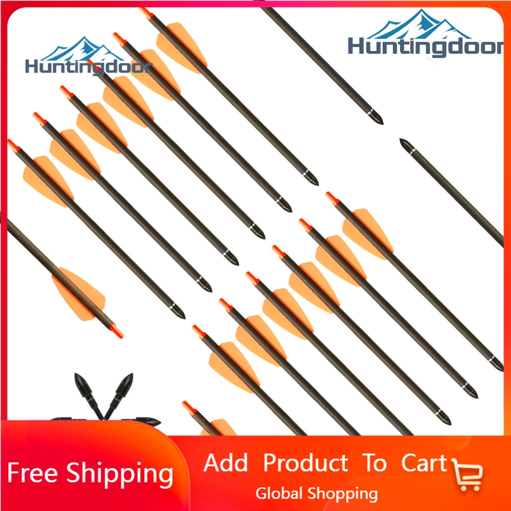 Huntingdoor 6Pcs/12Pcs/24Pcs Carbon Crossbow Arrows 7.5inch 100grain Outdoor Sports & Entertainment Archery Shooting Hunting
Huntingdoor 6Pcs/12Pcs/24Pcs Carbon Crossbow Arrows 7.5inch 100grain Outdoor Sports & Entertainment Archery Shooting Hunting
