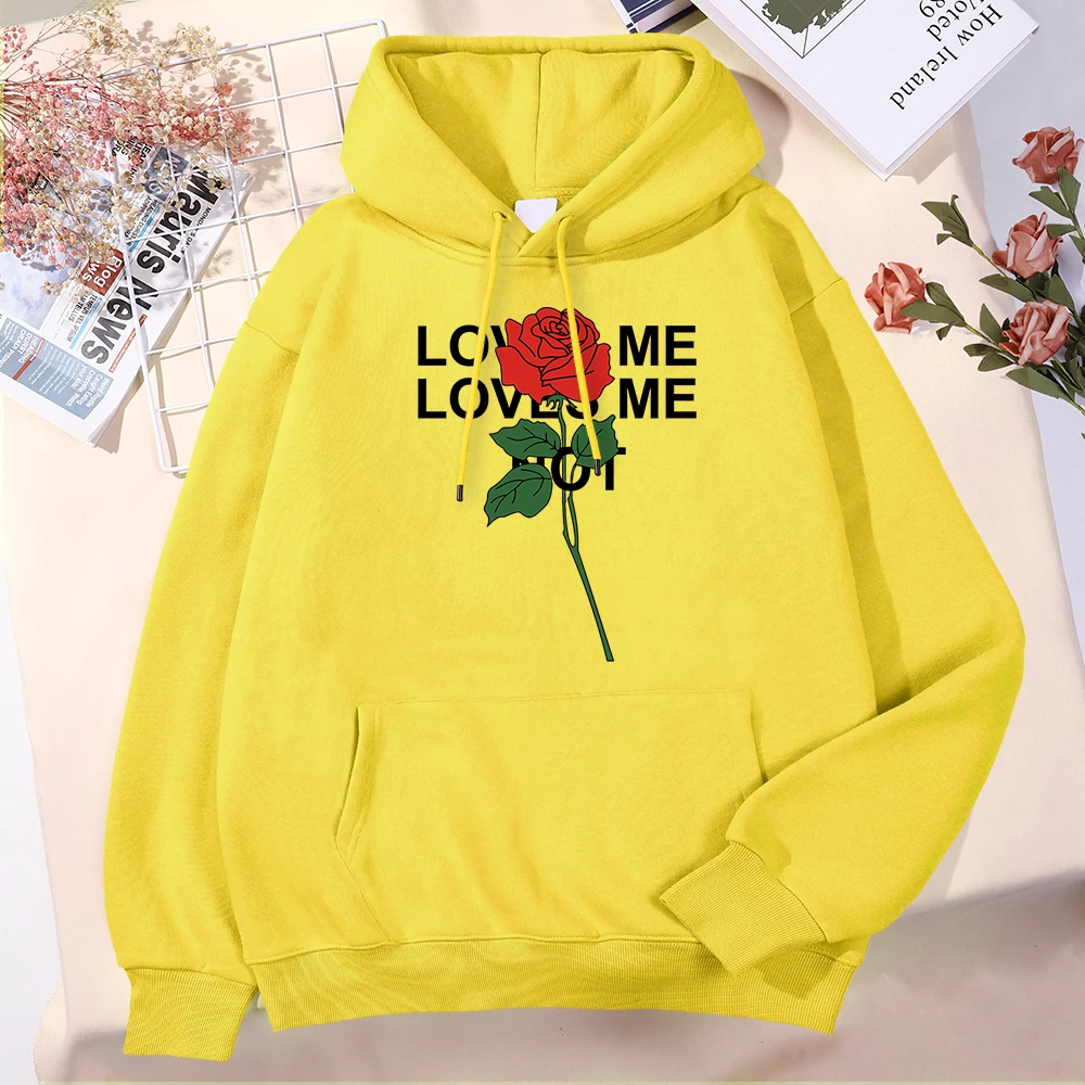 Rose And Love Me Printing Men Clothes Fleece Oversize Tracksuit Simplicity Quality Hoodies Casual Round Neck Clothing For Men
Rose And Love Me Printing Men Clothes Fleece Oversize Tracksuit Simplicity Quality Hoodies Casual Round Neck Clothing For Men