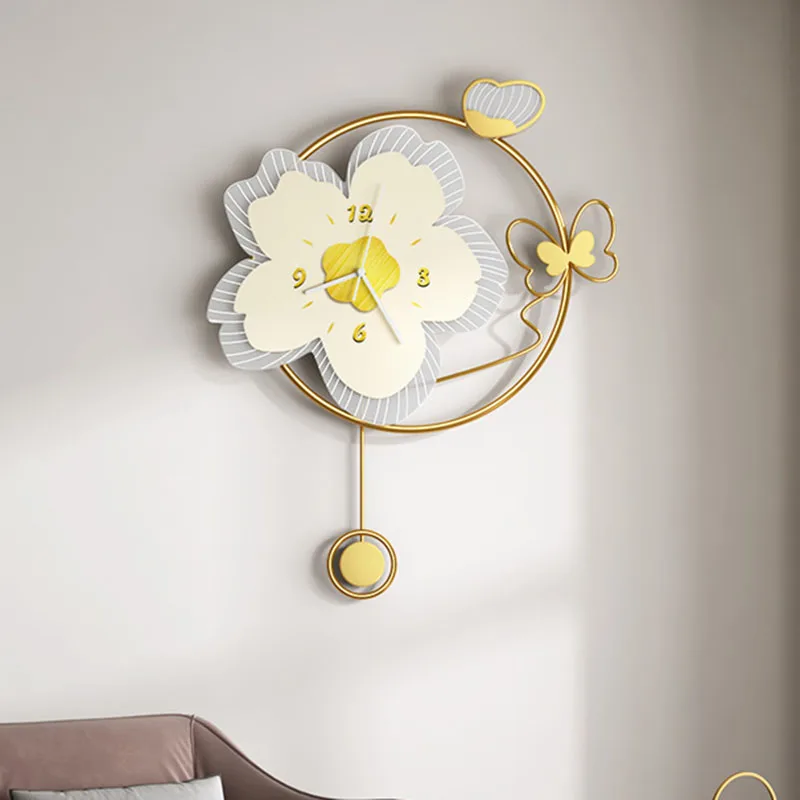 3d Smart Luminous Flower Wall Clock Pendulum Silent Big Luxury Wall Clock Bedroom Battery Operated Chambre Home Decoration
3d Smart Luminous Flower Wall Clock Pendulum Silent Big Luxury Wall Clock Bedroom Battery Operated Chambre Home Decoration
