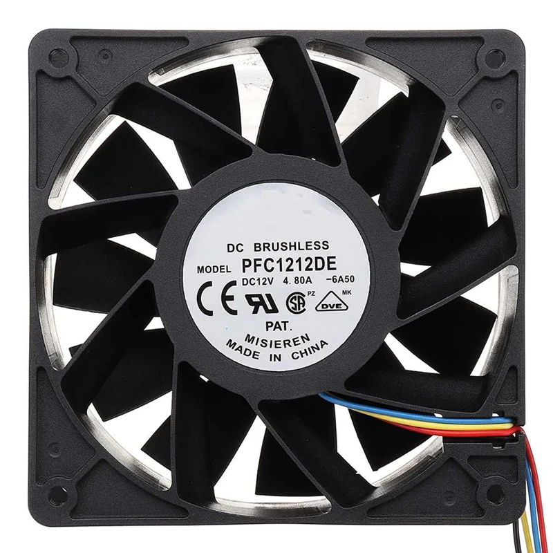 5000RPM 120X120 S7 S9 CPU Cooling Fan 4-Pin Connector For Antminer Bitmain 12V/4.8A Portable Computer Cooler Fans
5000RPM 120X120 S7 S9 CPU Cooling Fan 4-Pin Connector For Antminer Bitmain 12V/4.8A Portable Computer Cooler Fans