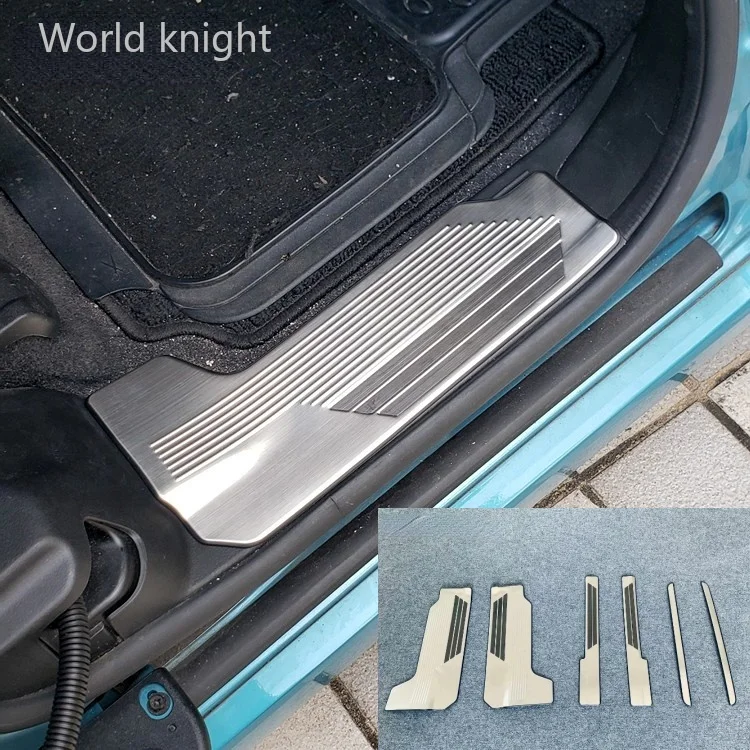 For Suzuki Solio MA27S/MA37S 2020 2021 Stainless Steel Inner Door Sill Panel Scuff Plate Kick Step Trim Cover Protector
For Suzuki Solio MA27S/MA37S 2020 2021 Stainless Steel Inner Door Sill Panel Scuff Plate Kick Step Trim Cover Protector