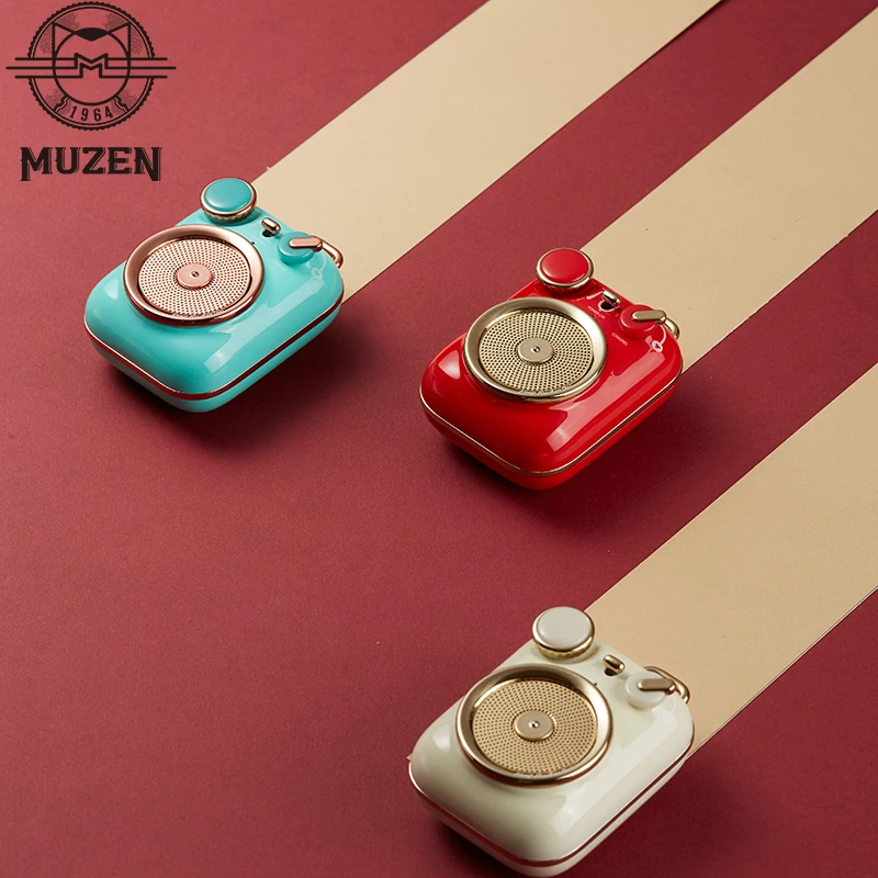 Bluetooth-Колонка MUZEN Mini 5.0 в ретро стиле, маленькая металлическая Беспроводная стереоколонка для улицы, милый креативный подарок на день рожден...
Bluetooth-Колонка MUZEN Mini 5.0 в ретро стиле, маленькая металлическая Беспроводная стереоколонка для улицы, милый креативный подарок на день рожден...