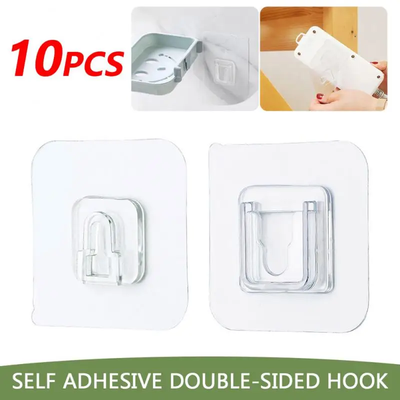 10Pcs/set Multi-Purpose Seamless Adhesive Hook Door Punch-Free Wall Hangers Wall Mounted Cloth Rack Kitchen Bathroom Accessories
10Pcs/set Multi-Purpose Seamless Adhesive Hook Door Punch-Free Wall Hangers Wall Mounted Cloth Rack Kitchen Bathroom Accessories