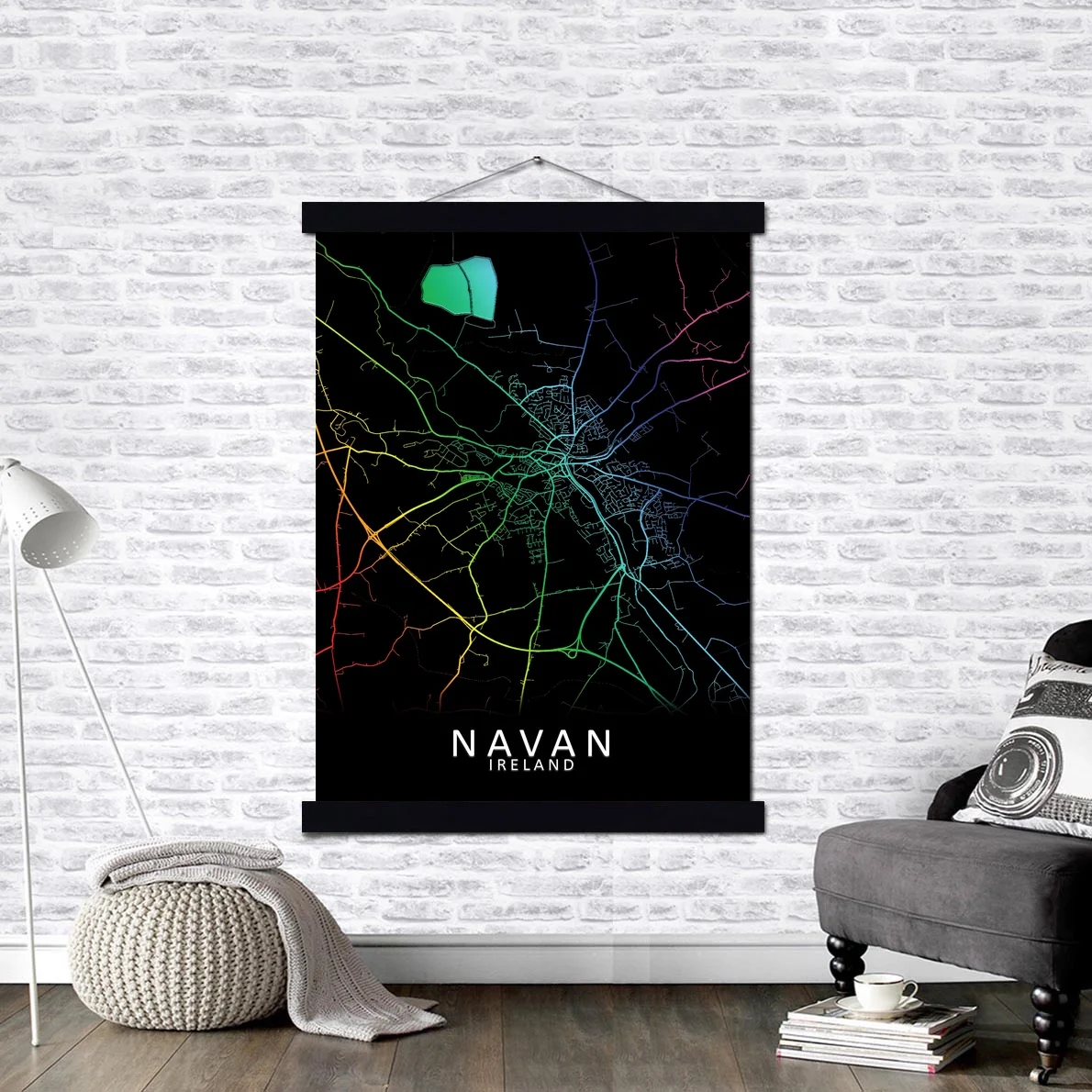 Navan Lreland City map Canvas Prints Artwork Pantings Poster Wall Art With Magnetic Frame Hangers Hanging Kit
Navan Lreland City map Canvas Prints Artwork Pantings Poster Wall Art With Magnetic Frame Hangers Hanging Kit