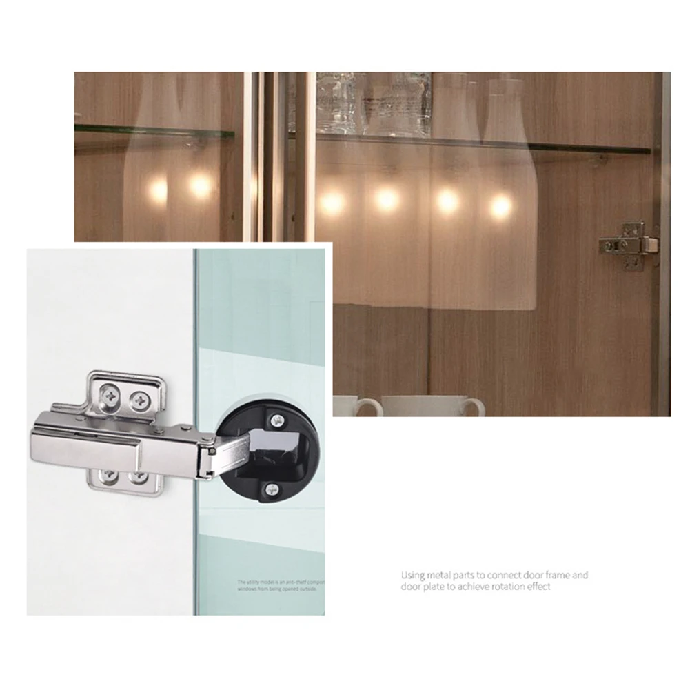Mini Round Head Glass Hinge Damping Hydraulic Buffer Glass Furniture Hinge Wine Cabinets Countertops Hardware Cabinet Hinge
Mini Round Head Glass Hinge Damping Hydraulic Buffer Glass Furniture Hinge Wine Cabinets Countertops Hardware Cabinet Hinge