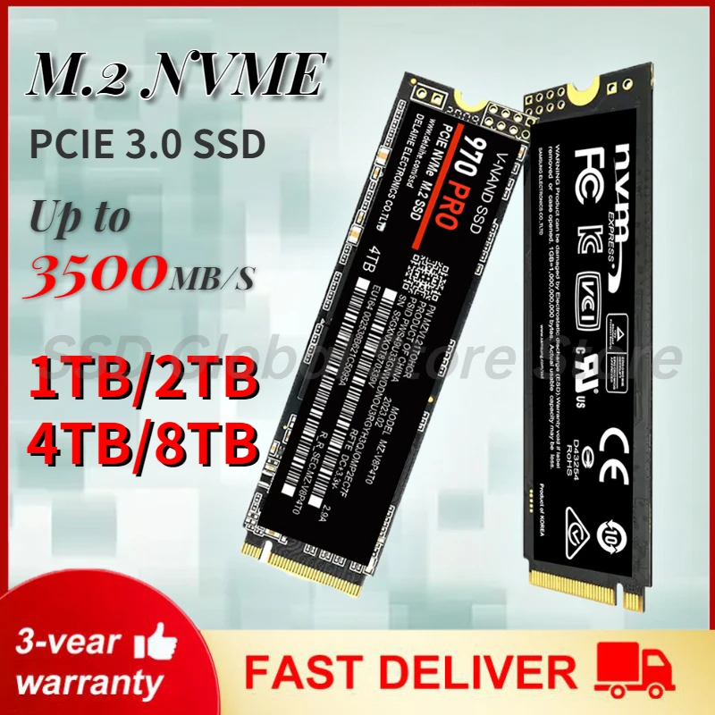 4TB SSD Sata 970PRO PCIe 4.0 NVMe 4.0 M.2 2280 2TB 970EVO SSD Internal Solid State Hard Drive for Laptop Desktop MLC PC PS4 PS5
4TB SSD Sata 970PRO PCIe 4.0 NVMe 4.0 M.2 2280 2TB 970EVO SSD Internal Solid State Hard Drive for Laptop Desktop MLC PC PS4 PS5