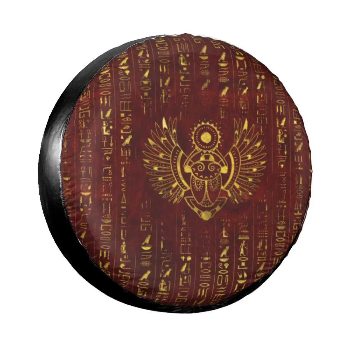 Golden Egyptian Scarab Hieroglyphs Symbols Spare Tire Cover for Suzuki Ancient Egypt God Car Wheel Covers 14" 15" 16" 17" Inch
Golden Egyptian Scarab Hieroglyphs Symbols Spare Tire Cover for Suzuki Ancient Egypt God Car Wheel Covers 14" 15" 16" 17" Inch