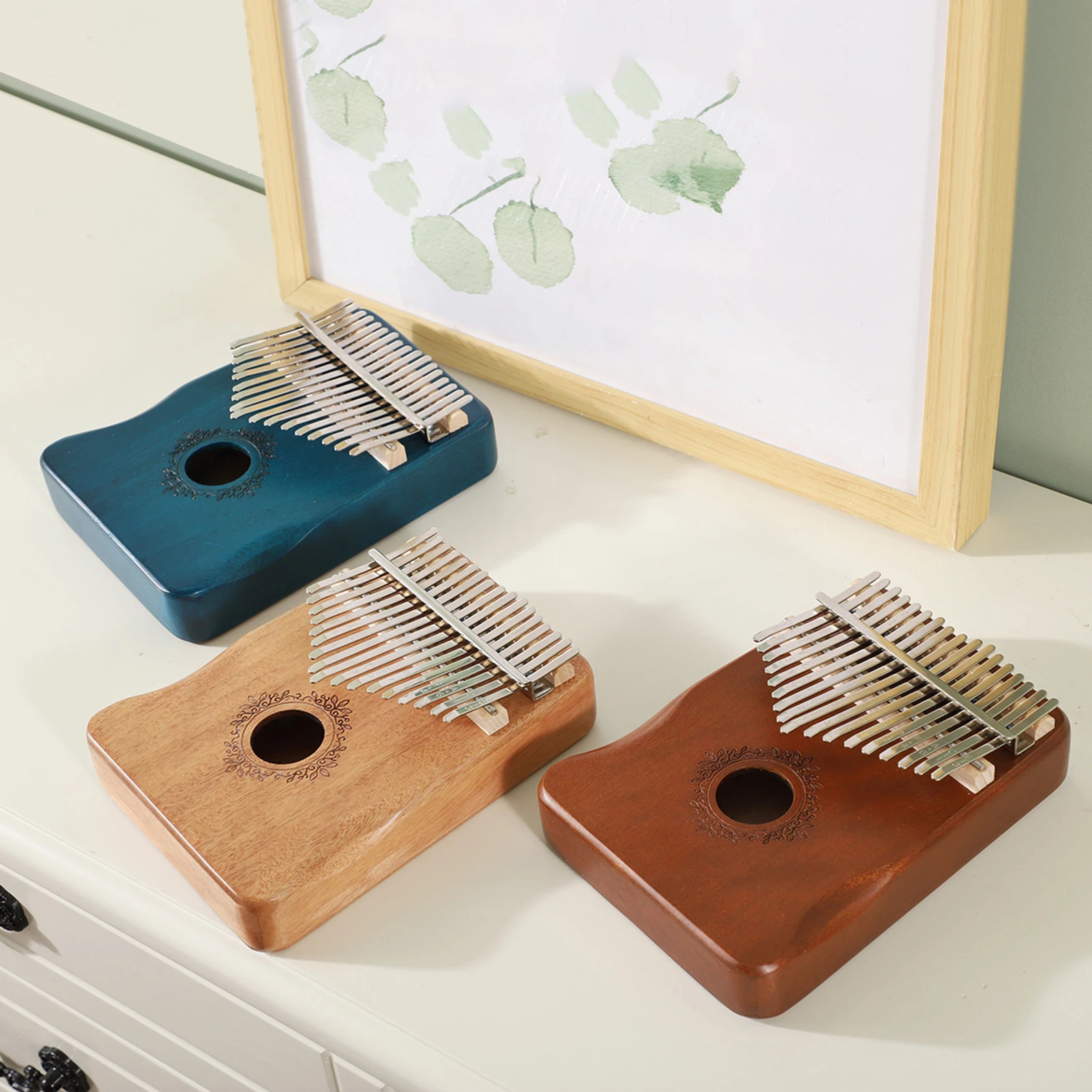 Thumb Piano 17 Keys Mahogany Wood Finger Piano Keyboard Musical Instruments Gifts for Kids and Adults Beginners
Thumb Piano 17 Keys Mahogany Wood Finger Piano Keyboard Musical Instruments Gifts for Kids and Adults Beginners