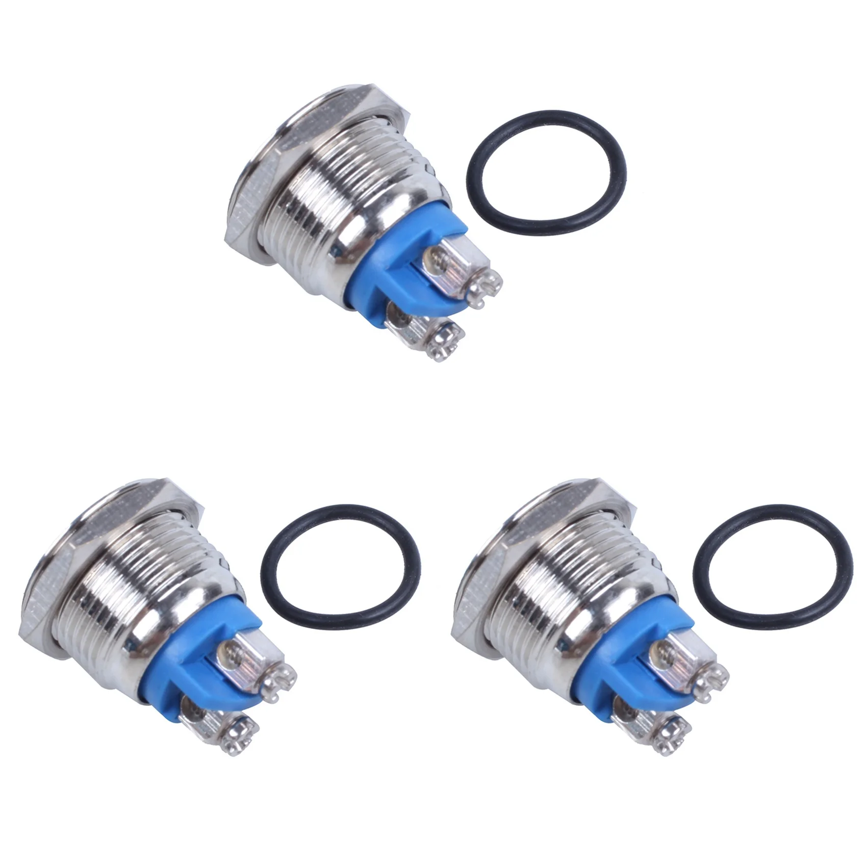 3X DC 36V 2A Off-(On) NO 16Mm металлический плоский Мгновенный кнопочный переключатель
3X DC 36V 2A Off-(On) NO 16Mm металлический плоский Мгновенный кнопочный переключатель