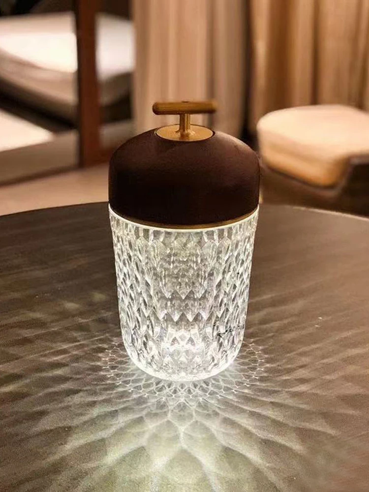 Designer Atmosphere Wood Crystal Table Lamp with Touch Switch Kitchen Light Fixtures Home Decor Bedroom Bedside Background Cafe
Designer Atmosphere Wood Crystal Table Lamp with Touch Switch Kitchen Light Fixtures Home Decor Bedroom Bedside Background Cafe