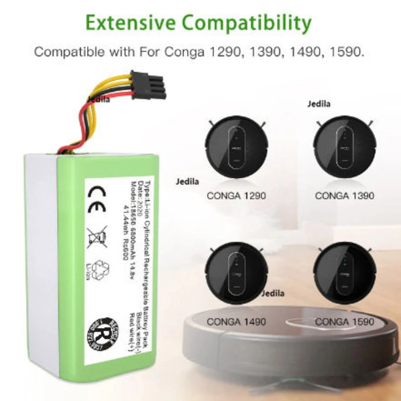 2023 обновление 1290 мАч 1390 в Cecotec Conga 1490 1590 370 Genio deluxe 520 gutrend echo портативные запасные части
2023 обновление 1290 мАч 1390 в Cecotec Conga 1490 1590 370 Genio deluxe 520 gutrend echo портативные запасные части