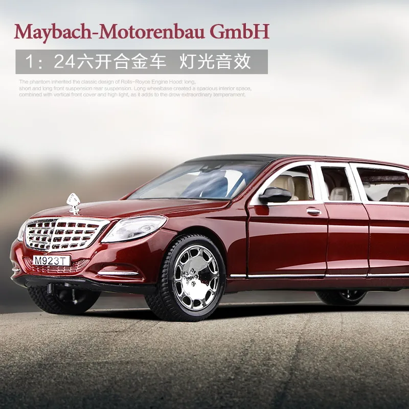 24 mercedes-benz maybach S600 car model to simulate the boy back into sound and light alloy car collection of gifts
24 mercedes-benz maybach S600 car model to simulate the boy back into sound and light alloy car collection of gifts