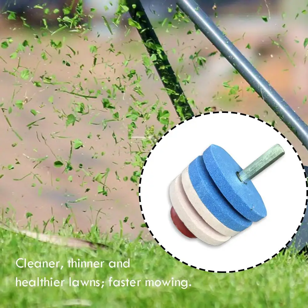 Universal Lawnmower Sharpener Grinding Garden Cutter Abrasive Tools Rotary Drill Cleaner Thinner and Healthier Lawns
Universal Lawnmower Sharpener Grinding Garden Cutter Abrasive Tools Rotary Drill Cleaner Thinner and Healthier Lawns