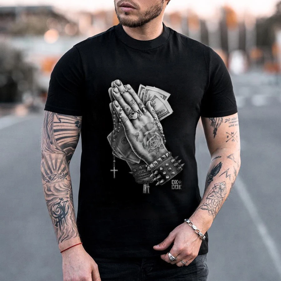 New Fashion Men's Oversized T-Shirt Summer Short Sleeve 3D Pattern Printed Personality Top Leisure Loose Breathable Streetwear
New Fashion Men's Oversized T-Shirt Summer Short Sleeve 3D Pattern Printed Personality Top Leisure Loose Breathable Streetwear