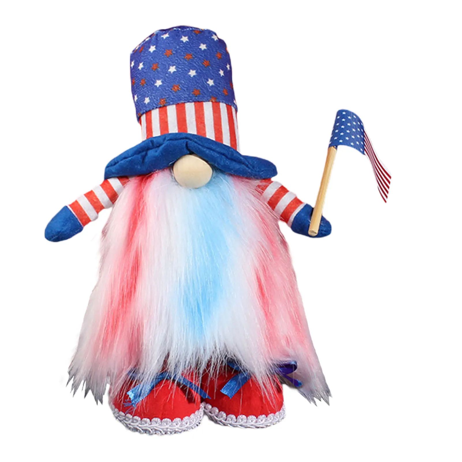 Patriotic Gnome Handmade Plush Gnome Doll 4th Of July American Independence Day Ornaments Tiered Tray Decorations
Patriotic Gnome Handmade Plush Gnome Doll 4th Of July American Independence Day Ornaments Tiered Tray Decorations