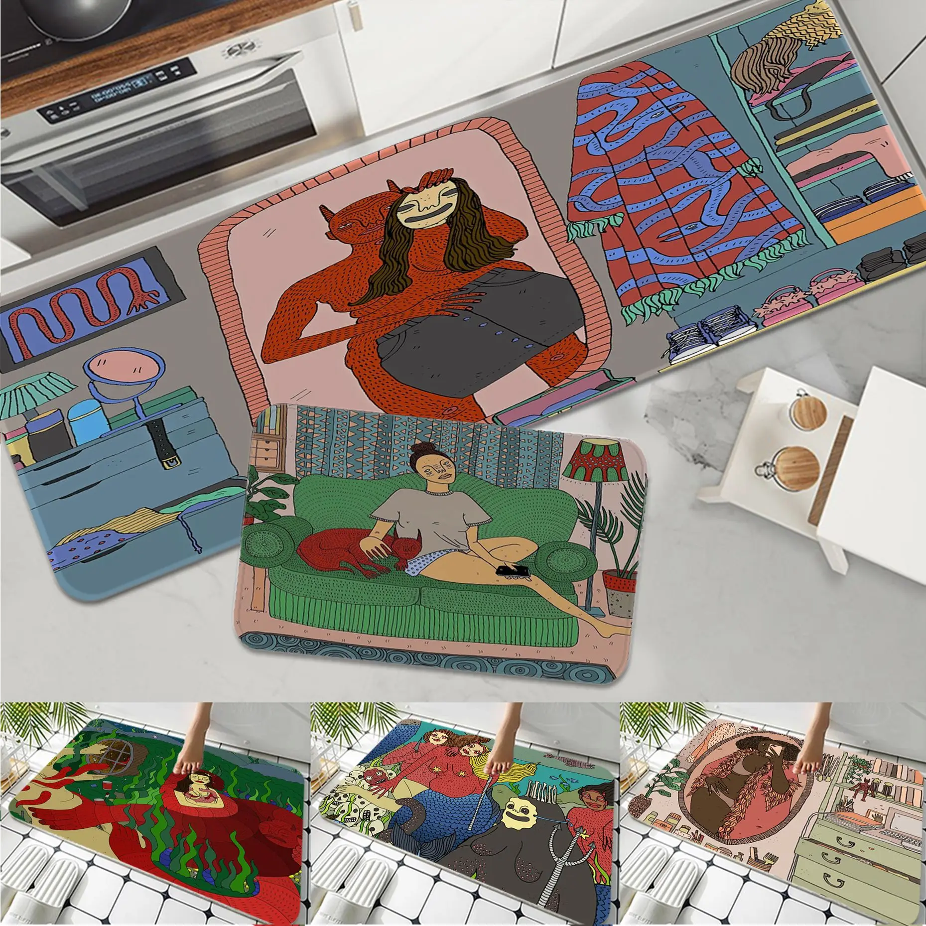 Polly Nor Art Floor Carpet Non-Slip Laundry Room Mat Laundry Decor Balcony Child Living Room Toilet Rug
Polly Nor Art Floor Carpet Non-Slip Laundry Room Mat Laundry Decor Balcony Child Living Room Toilet Rug