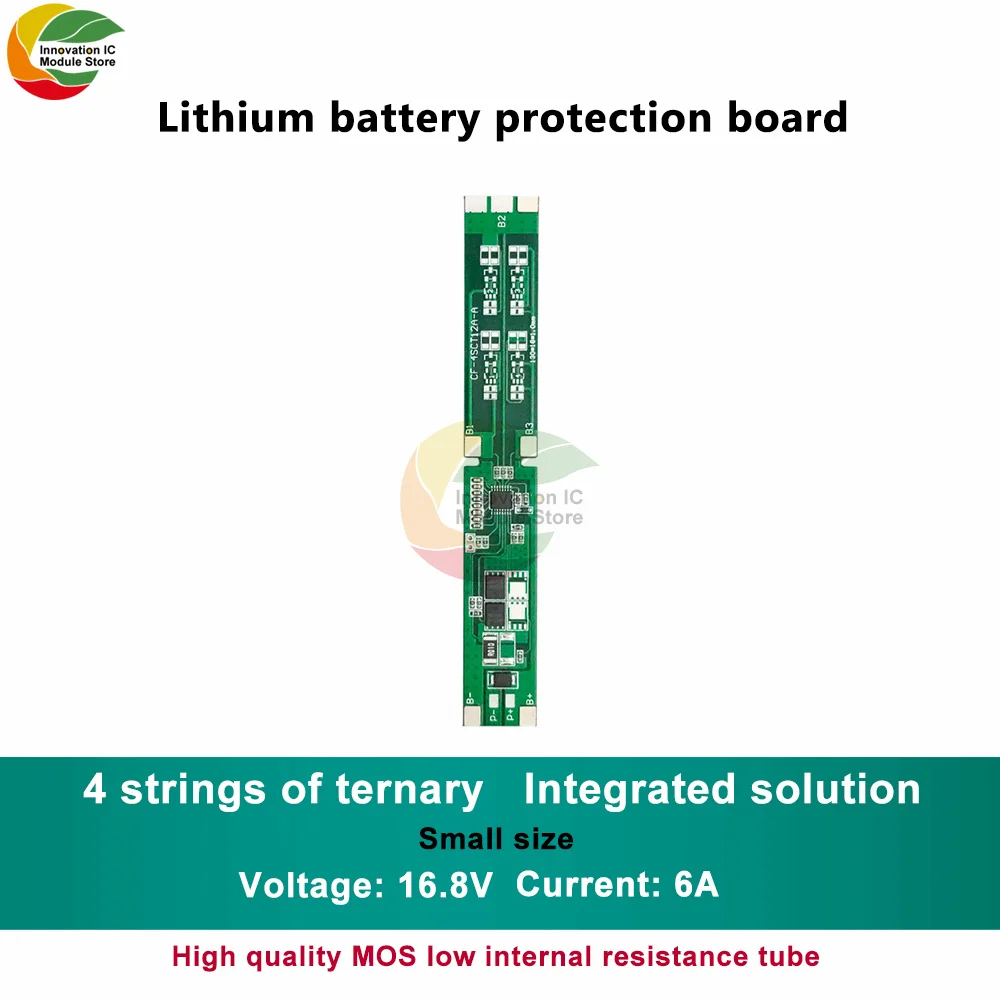 4S Ternary 16.8V 6A Same Port Without Balance Lithium Battery Protection Board BMS
4S Ternary 16.8V 6A Same Port Without Balance Lithium Battery Protection Board BMS