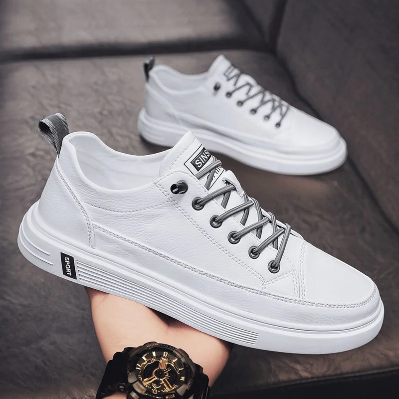 New Men's White Casual Sneakers 2022 Autumn Vulcanized Shoes Boys Tenis Sport Shoes Male Sneakers Soft Sole Men Walking Shoe
New Men's White Casual Sneakers 2022 Autumn Vulcanized Shoes Boys Tenis Sport Shoes Male Sneakers Soft Sole Men Walking Shoe