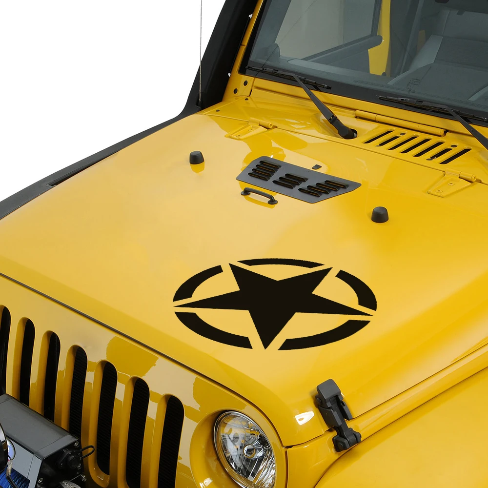 Military Army Star Car Hood Sticker For Jeep Renegade Wrangler JK CJ TJ YJ Patriot Grand Cherokee Compass Commander Accessories
Military Army Star Car Hood Sticker For Jeep Renegade Wrangler JK CJ TJ YJ Patriot Grand Cherokee Compass Commander Accessories