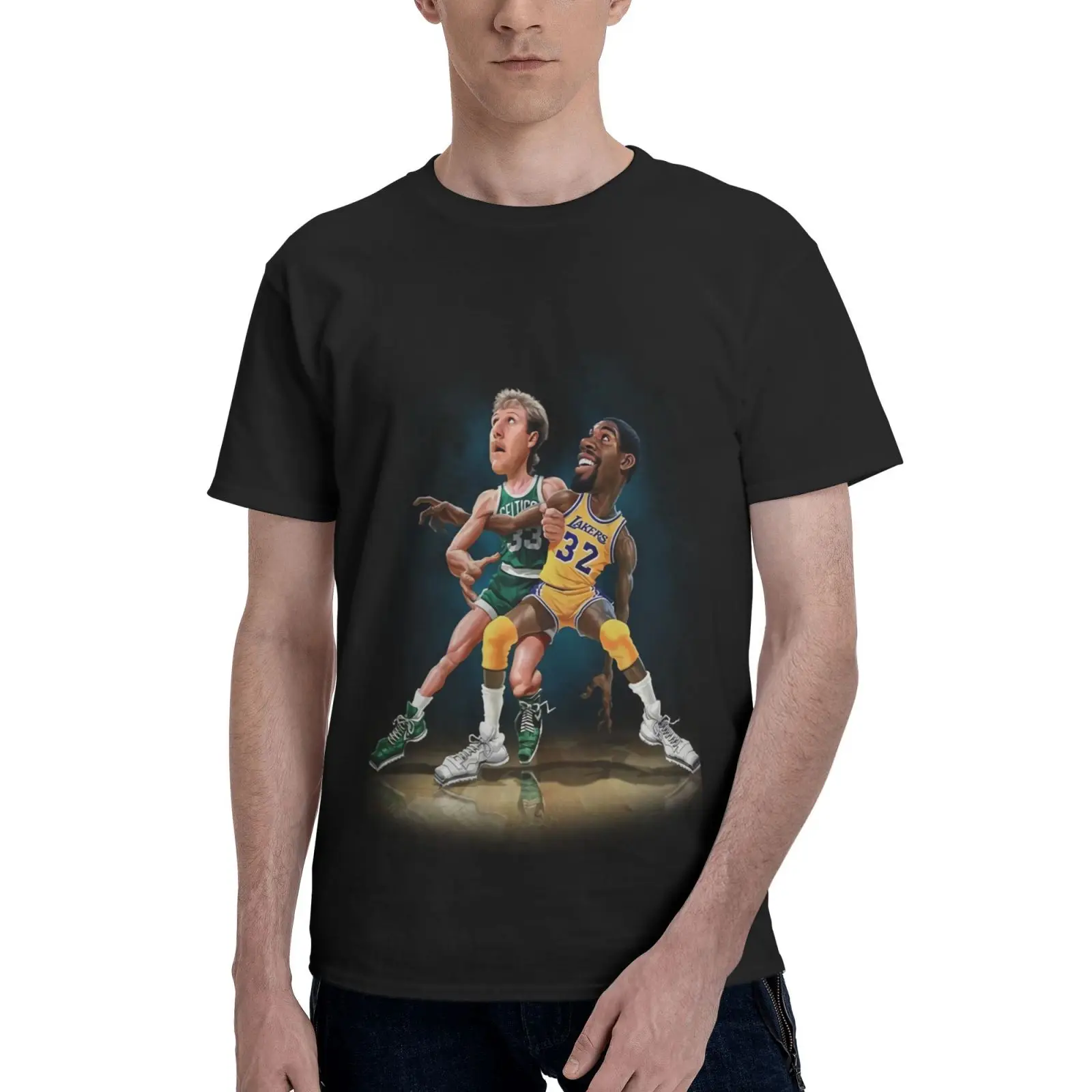 Larry Bird Vs Magic Johnson Art Oversized T-Shirt Anime T-Shirt Tops Clothing Shirt Men's T-Shirt Graphic T Shirts Men's Shirt
Larry Bird Vs Magic Johnson Art Oversized T-Shirt Anime T-Shirt Tops Clothing Shirt Men's T-Shirt Graphic T Shirts Men's Shirt